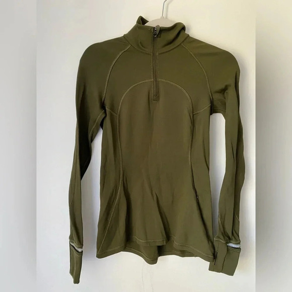 Lululemon Jacket Women’s 4 First Mile 1/2 Zip
Military Green - Picture 4 of 10